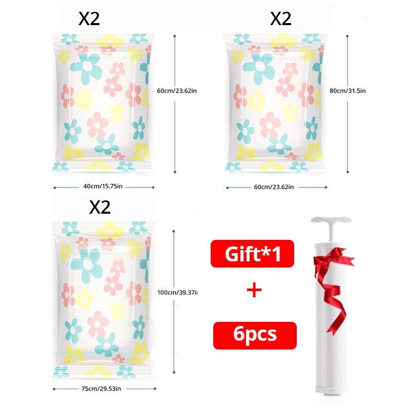 

Бесплатный ручной насос вакуумный компрессионный мешок набор для многофункциональной сумки для хранения с цветной домашней сумкой для хранения одеял Macaron