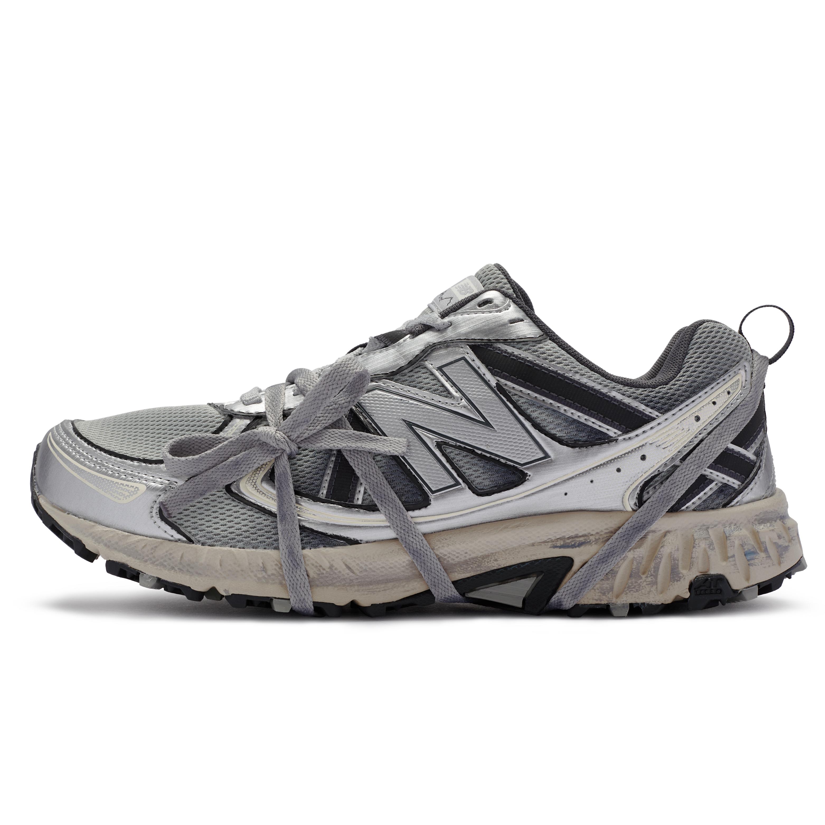 New Balance NB 410 Low top Running Shoes Unisex Silver Gray Black MT410KR5(Team80-) 37.5