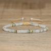 2x4mm Dainty Imperial Jasper Bracelet for Women Handwoven Adjustable Healing Stone Jewelry Alloy Main Material for Anniversary