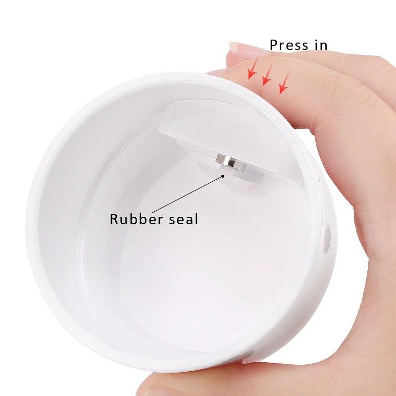 Eyelash Glue Storage Tank Container Adhesive Stand Eyelash Extension Activated Carbon Sealed Storage Jar Makeup Accessories Tool