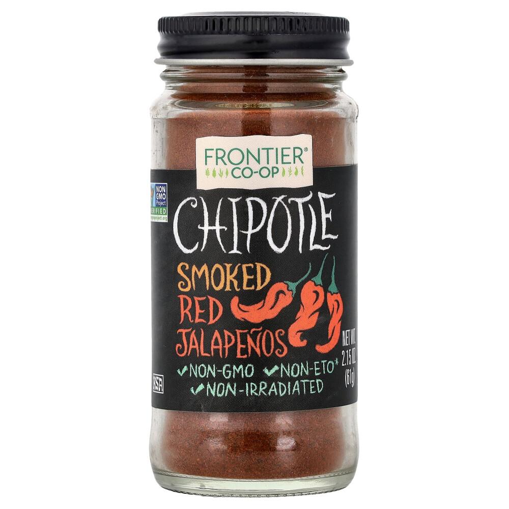 iHerb Frontier Natural Products Chipotle Smoked Red Jalapeno, 61g (2.15 Oz)