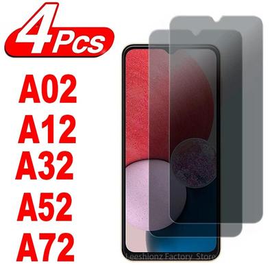 4 szt. Szkło hartowane antyszpiegowskie do Samsung Galaxy A02 A12 A22 A32 A42 A52 A72 A22s A52s 5G ochraniacz ekranu prywatność szklana folia