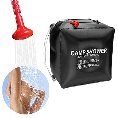 1 Set 40L Outdoor Shower Bag Safe Large Capacity Tear-resistant High Load Bearing Wear-resistant Water Storage Eco-friendly Solar Camping Shower Bag