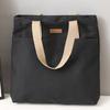Damen-Einkaufstasche aus Segeltuch, Nähgarn, große Kapazität, fortschrittliche Sense-Handtasche, praktische Pendlertasche für Damen