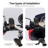 36W Motorcycle Dual USB Charger Handlebar QC3.0 Fast Charging Waterproof 12V Phone Socket Adapter With Voltmeter Display Accessories