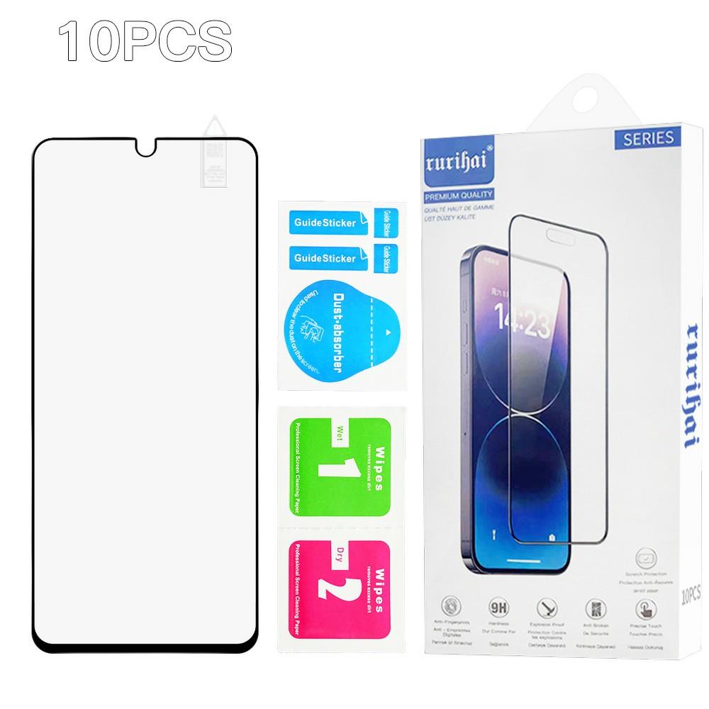 RURIHAI 10Pcs For Xiaomi Poco C71 4G/Redmi A5 4G (171.7mm) High Aluminium-Silicon Glass Film 0.26mm 2.5D Screen Protector