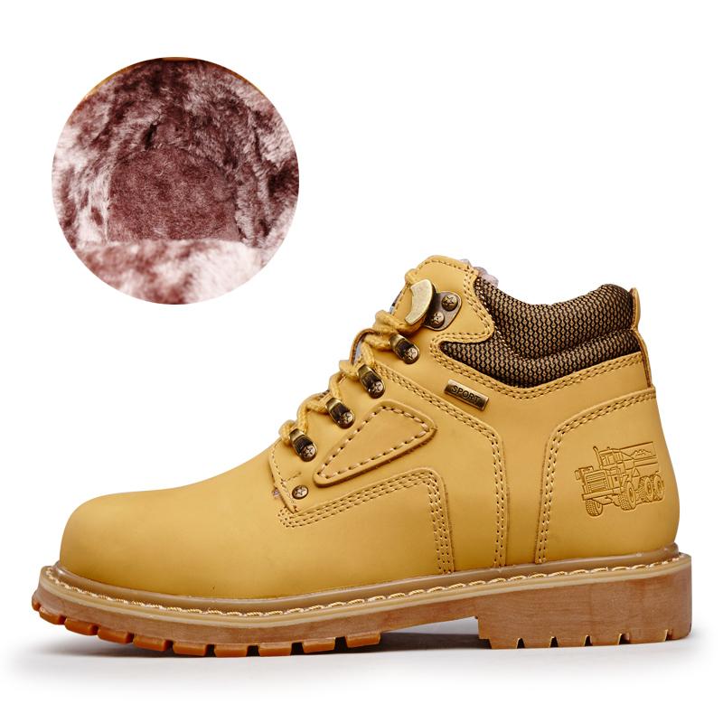 Fashion Natural Cow Leather Men’s Women Boots Handmade Retro Winter Autumn Shoes Ankle Snow Boots for Men Top Quality Shoes Dropshipping