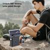 Portable AM FM SW Radio with LED Flashlight & BT Speaker Solar Charging Emergency Radio Full Band Radio Receiver for Outdoor
