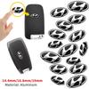 14mm 16mm 19mm Car Key Emblem Stickers Keyhole Logo Decals For Hyundai N I30 I20 I10 Venue Veloster Tucson Getz IX35 IX20 IX25 C1