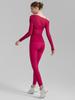 Autumn Yoga Set: Women's High-End Lycra Mesh Two-Piece with No-Show Seams