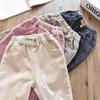 Harem Pants Corduroy Children Outfits Tracksuit Winter Cotton Trousers Kids Outwear Pants Boys Girls Casual Warm Loose Pants