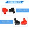 VekAuto 3 Pairs Battery Terminal Insulation Covers Length 75mm Width 21mm 0.83'' Car Battery Post Caps for Motorcycle Truck Marine Made of Durabl
