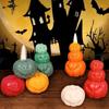 Halloween Kreativ Håndlaget Gresskarlys Silikonform DIY Lyslaging Såpe Resin Sjokolade Bivoksform Julegaver