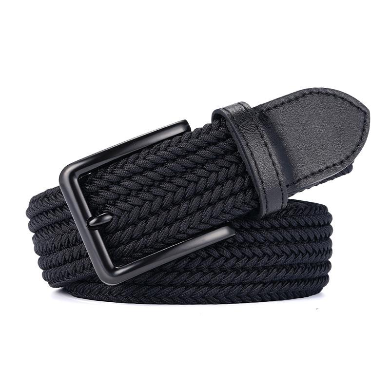Men'S Belt Tactical Pin Buckle Alloy Buckle Nylon Belt Braided Belt Tooling Outdoor Training Belt Men'S