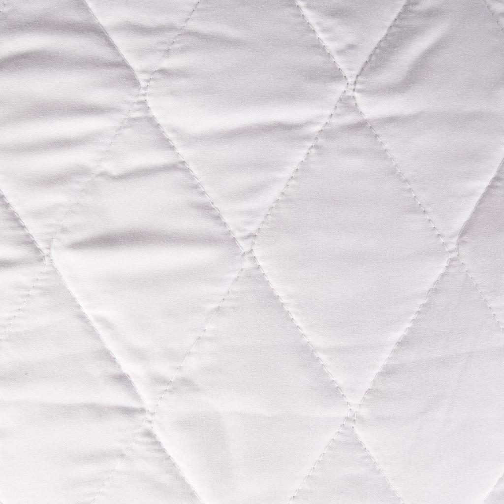 50x60 Anti-allergic Pillow with Zipper Insert, All-season, Quilted, White