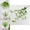 Wedding Celebration Artificial Wintergreen Leaves With Pearl Accents For Photography And Gifts