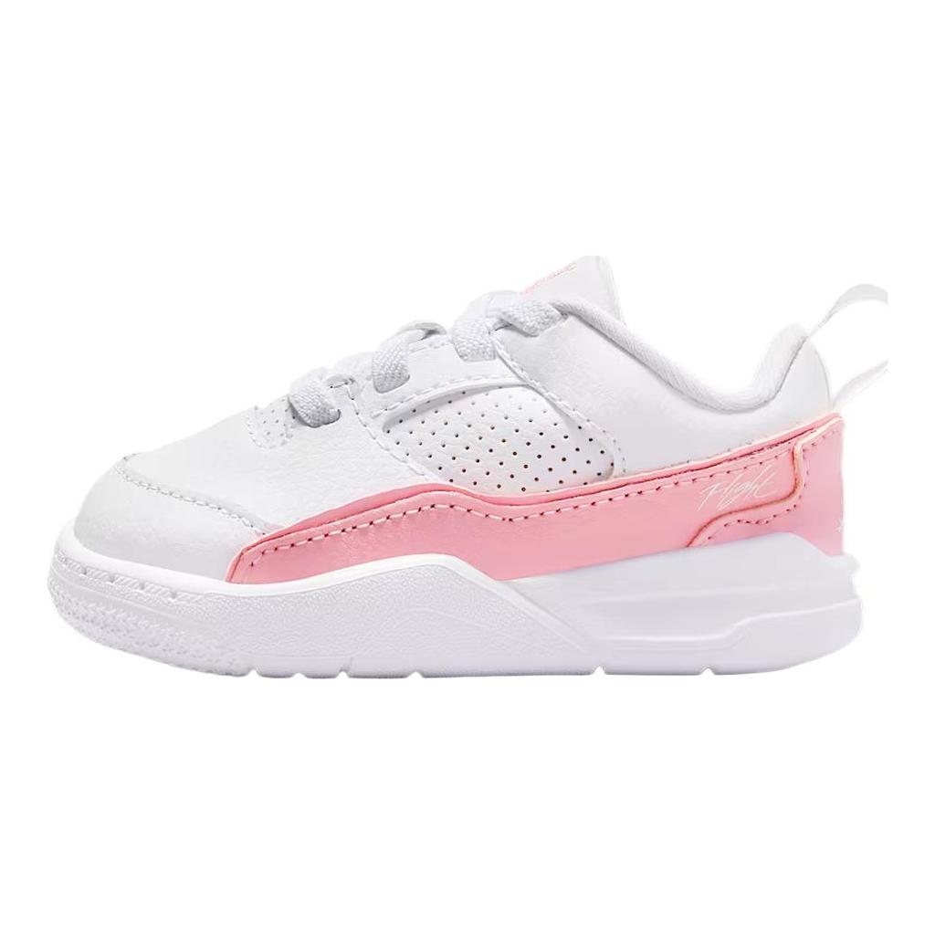Air Jordan Flight Court TD White Medium Soft Pink Baby Sneakers HF3331-161