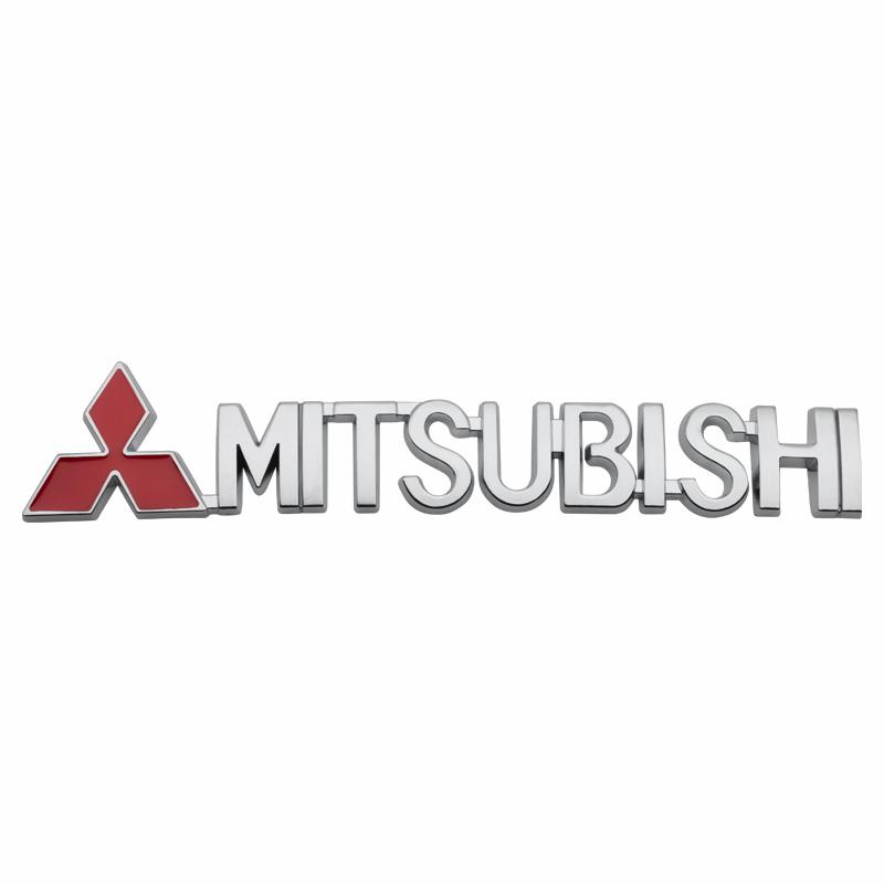 Auto 3D Aluminium Abzeichen Auto Styling Karosserie Auto Seite Kotflügel Dekorative Aufkleber Für MITSUBISHI Lancer EX Competition Outlander ASX