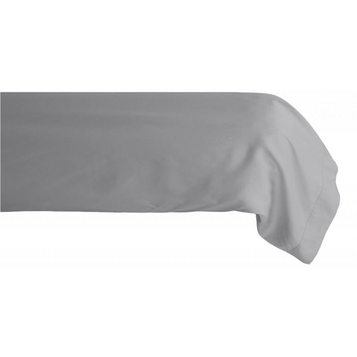 Pure Long Fiber Combed Cotton Percale Bolster Case 80 Threads/cm² South Wind - Steel - 43 X 195 Cm