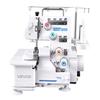 Serger Overlock Sewing Machine, 1250 Stitches Per Minute, 3 and 4 Thread Capability, with LED Light and Strong Suction Feet, Heavy-Duty Metal Frame