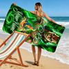 Name Custom Roronoa Zoro Print Beach Towel, Large Soft Quick Dry Towel for Beach Camping Swimming