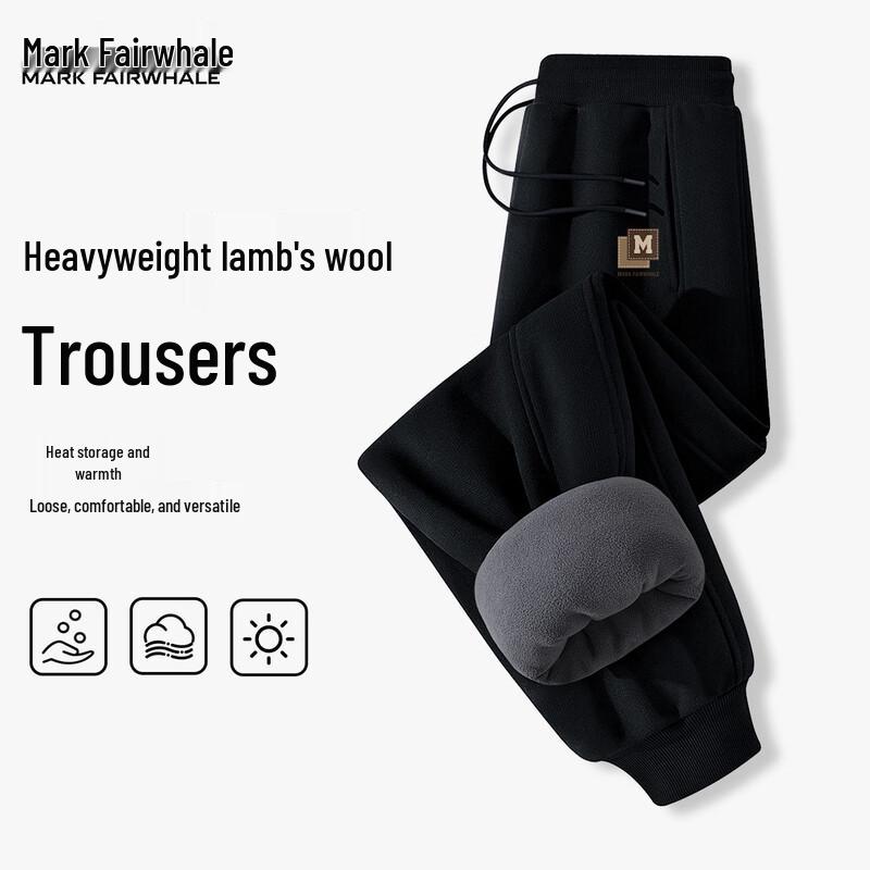 Mark Huafei Men s Fleece-Lined Jogger Pants M