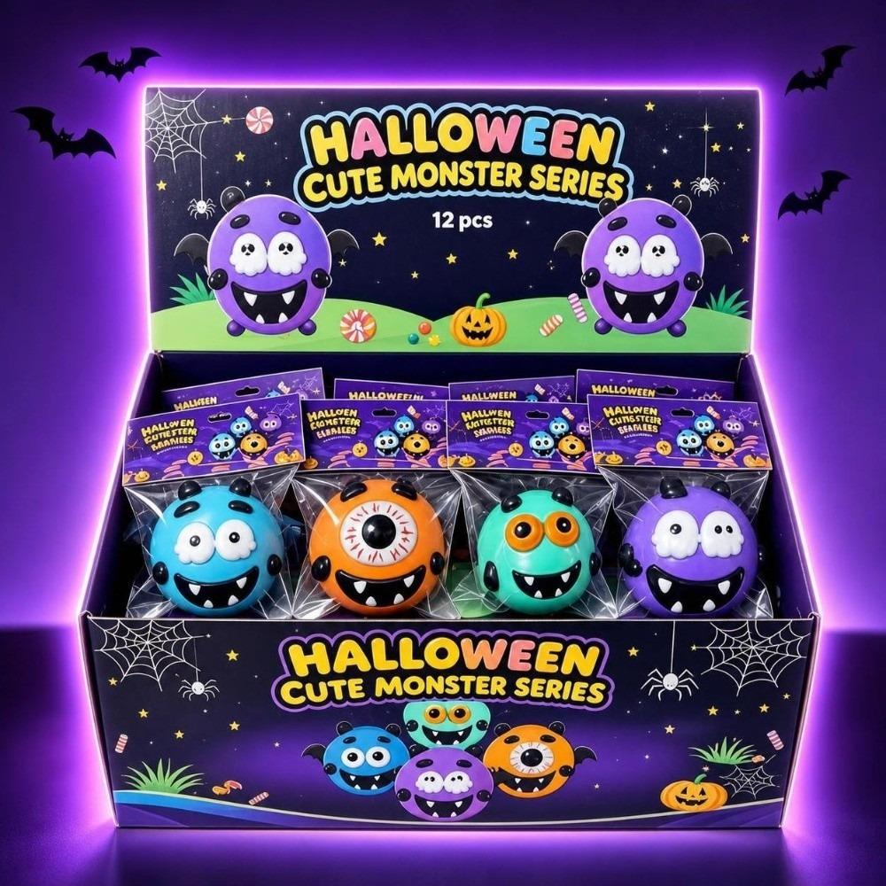 Halloween Theme Quirky Sensory Fidget Toy Slow Rising Dog Face Swap Squishy Office Desk Decor