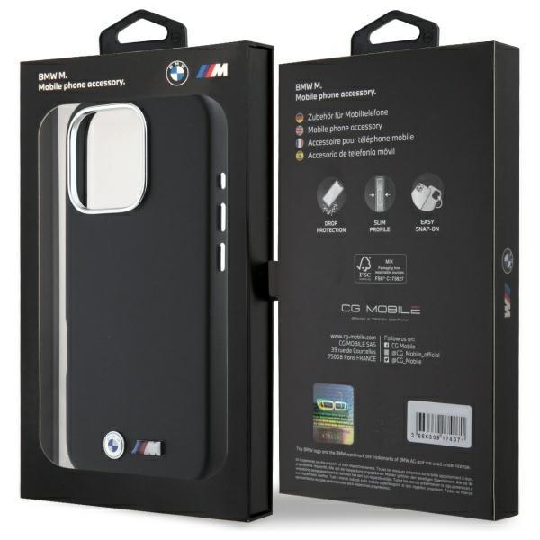 Bmw Bmhcp16X23Pmwk Iphone 16 Pro Max     6.9 Czarny/Black Hardcase M Smooth Full Wrapped Metal