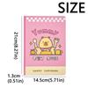 Portable Capybara Notebook A5 Hand Account Book Cute Capybara Memo Pad  Back To School Supplies