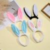Korean Cute Plush Bunny Ears Headband for Kids' Party & Easter