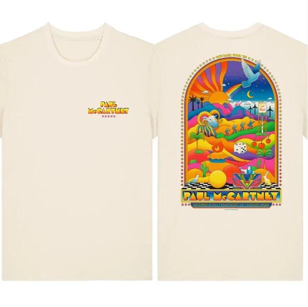 

Paul Mccartney Got Back 2025 Palm Desert Event T-Shirt Reprint 2 Sides Unisex T-Shirt S