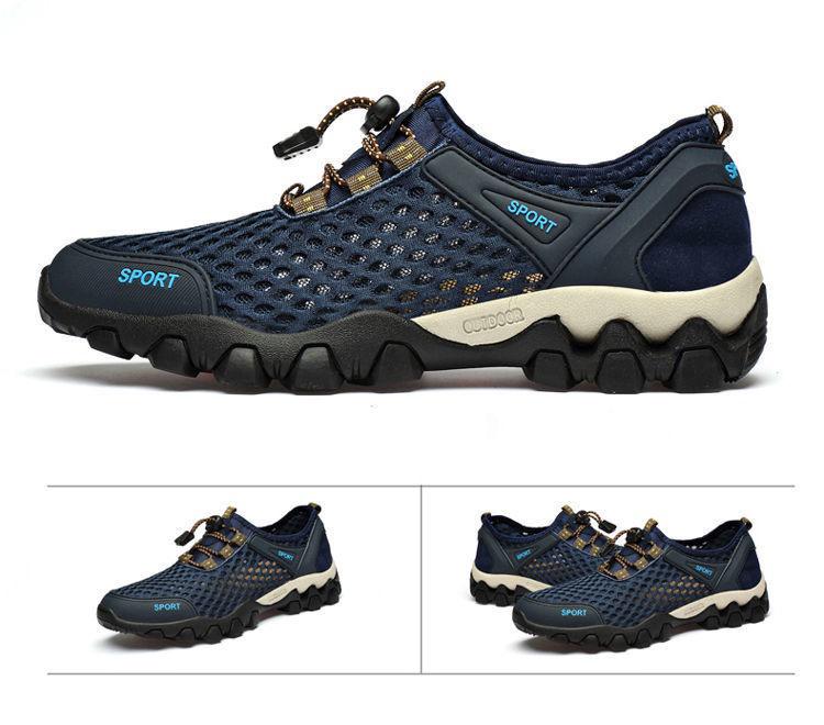 Men's Breathable Non-Slip Sports Shoes - Ideal for Summer, Outdoor, Hiking, Climbing, and Wading
