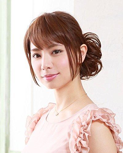 

Priscilla Hand-Tied Wig with Side Bangs, FX-102, Heat-Resistant, TMB, Maroon Brown