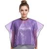 Waterproof Post Surgery Shower Cape Cover, Waterproof Hair Dye Cape Short Comb-Out Capes Cover for Makeup Apron Hair Color Bleach, Post Surgery