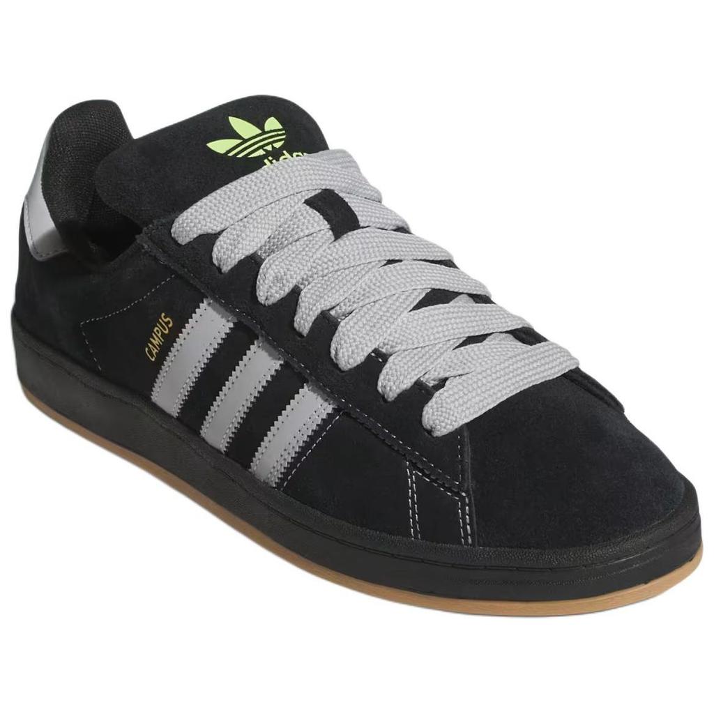 adidas Originals Campus 90er Rutschfest Abriebfest Niedrig geschnittene Skateboard-Schuhe Unisex Schwarz JP8206