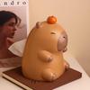 Capybara Cartoon Tissue Box - Cute Creative Desktop Paper Storage for Living Room