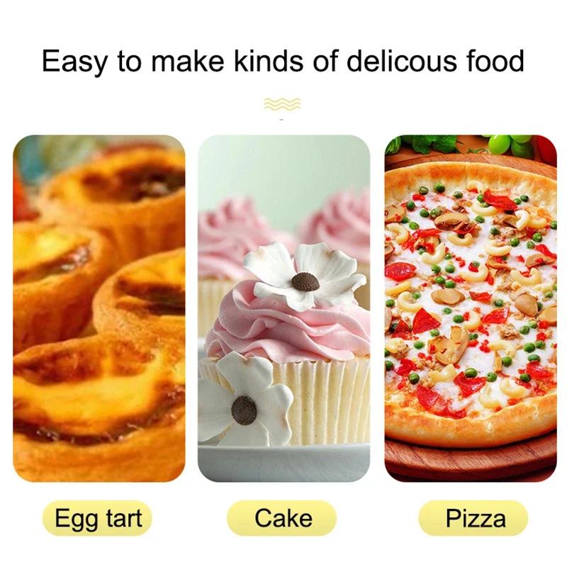 Schneebesen, halbautomatischer Mixer, manuell, selbstdrehend, Edelstahl, leicht zu verquirlen, Handmixer, Rühren von Eiercreme, Backen, Kochen