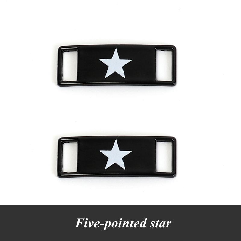 2pcs/pair Metal Shoelace Buckle for AF1 Sneakers DIY Lace Lock Accessories Shoelaces Buckle Kit for Customizable Sneaker Laces