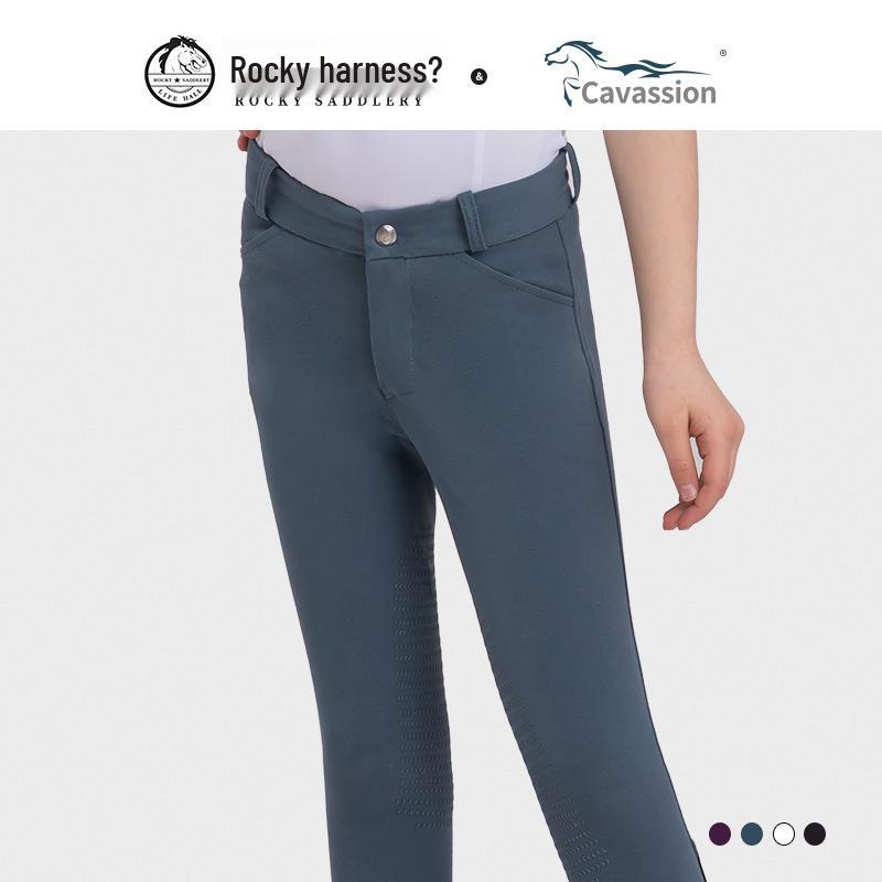 Children's Cross-border Equestrian Riding Breeches with Silicone Grip