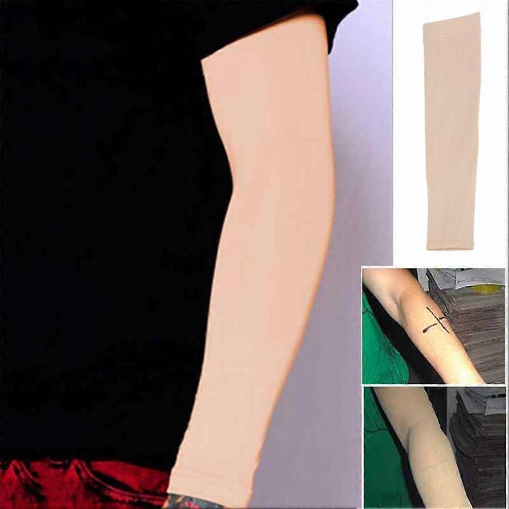 Skin Color Forearm Concealer Tattoo Cover Up Sleeves 2022 Sleeves Long