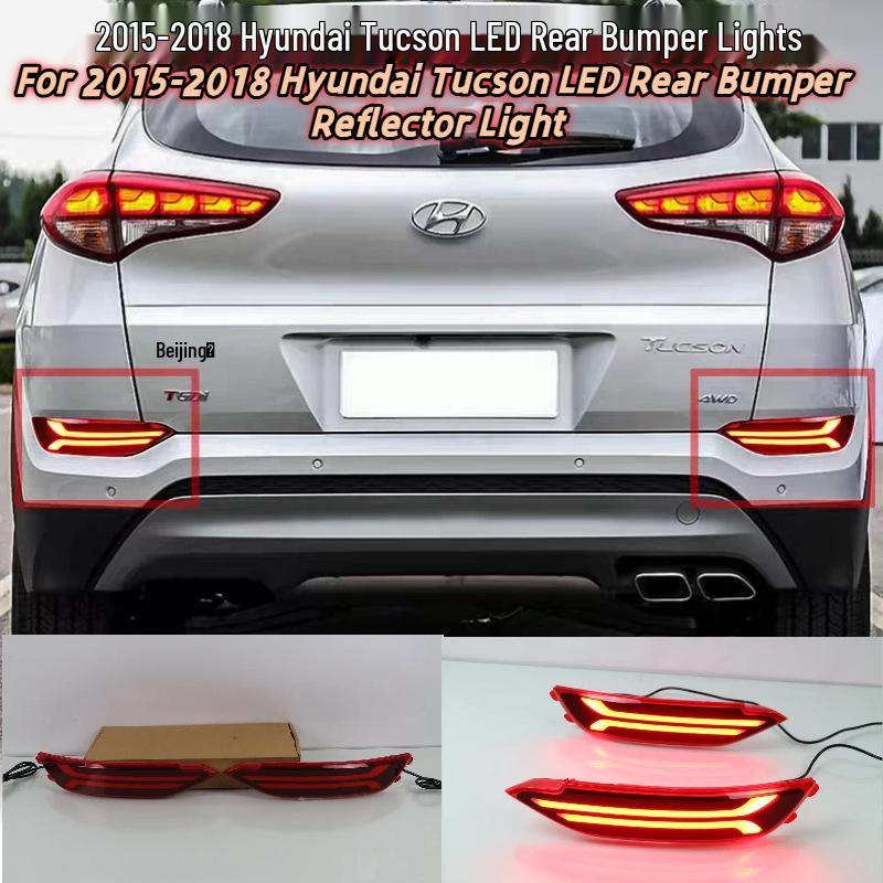 LED Rear Bumper & Fog Lights for 2015-2018 Hyundai Tucson Modification