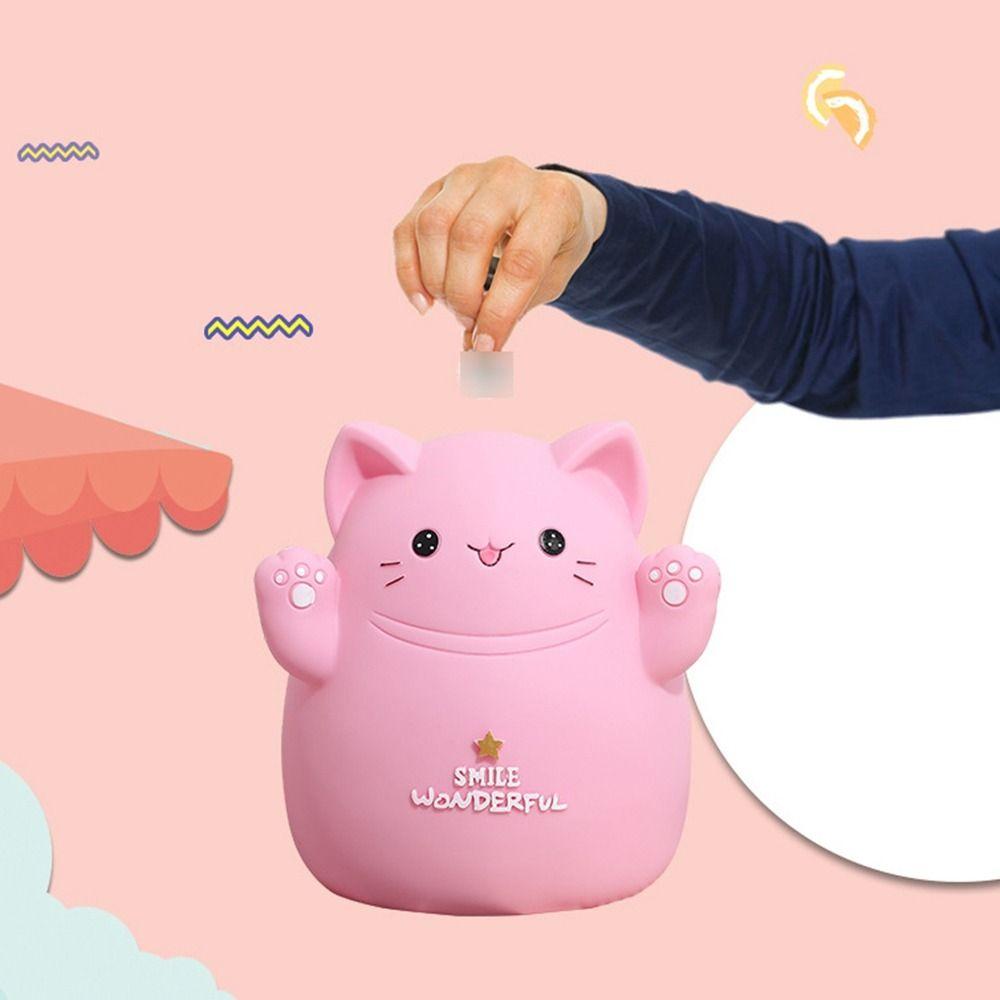 Fall Resistant Cat Piggy Bank Anti-fall Desktop Animal Ornaments Dog Saving Box  Children's Gift
