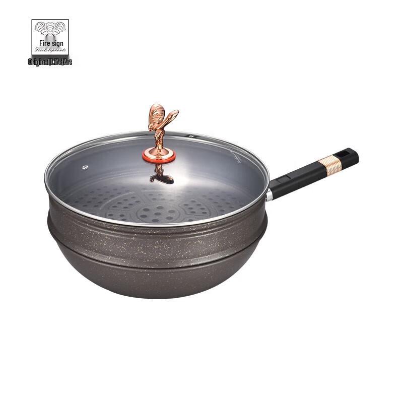 Huoxiang Серия Rolls-Royce Вок из маifan-камня 32cm