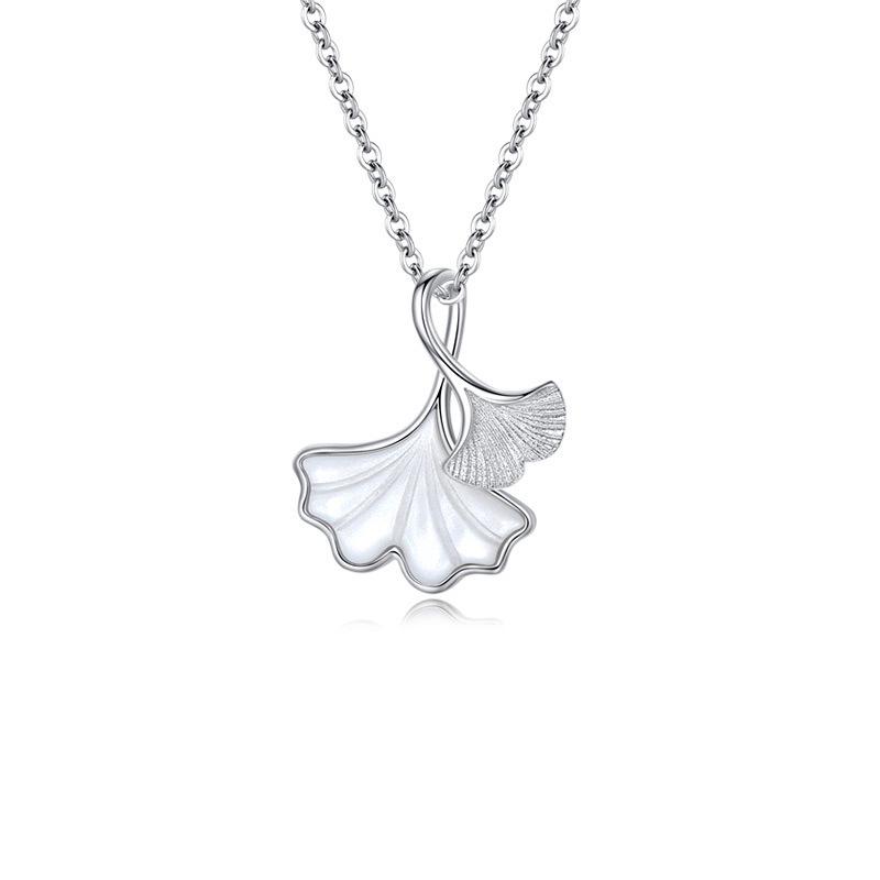 

Ginkgo S925 Sterling Silver Fortune Necklace for Women - Elegant, Durable, Non-Fading Jewelry 925 Silver