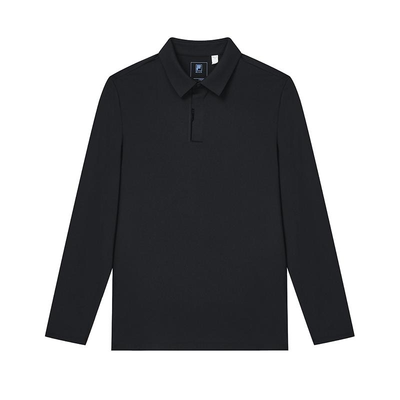 New FILA Polo Shirt Men's Jet Black F11M432203FBK