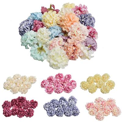 10 Uds cabezas de flores de simulación hortensias artificiales accesorios DIY decoración del hogar