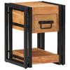 Nightstand 2 pcs Brown 30 x 30 x 40 cm Solid Wood Acacia