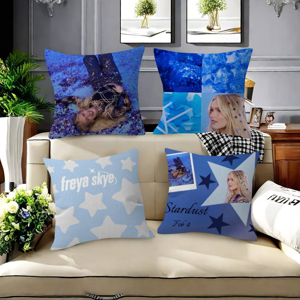 Pandara Jewelry Unisex Singer Freya Skye Stardust Personalized Picture Text Home Decorative Pillows Household Gifts 45X45cm