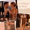 304 Stainless Steel Cocktail Glass Rose Gold Champagne Flutes  Bar Supplies
