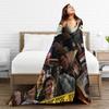Super Soft Criminal Minds Spencer Reid Throw Blanket Premium Flannel Fleece Lightweight Bed Blanket Fuzzy Plush Bedspread